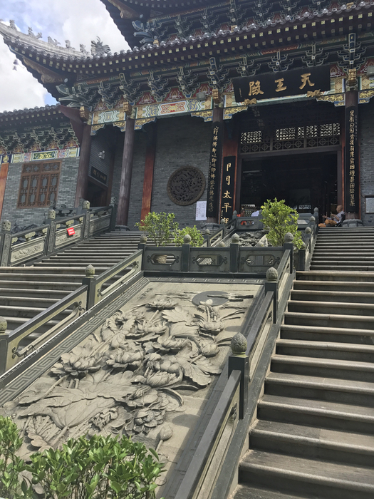 寺庙古建石雕