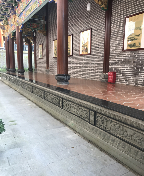 寺庙古建石雕