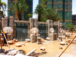 绿海湾花园石雕工程